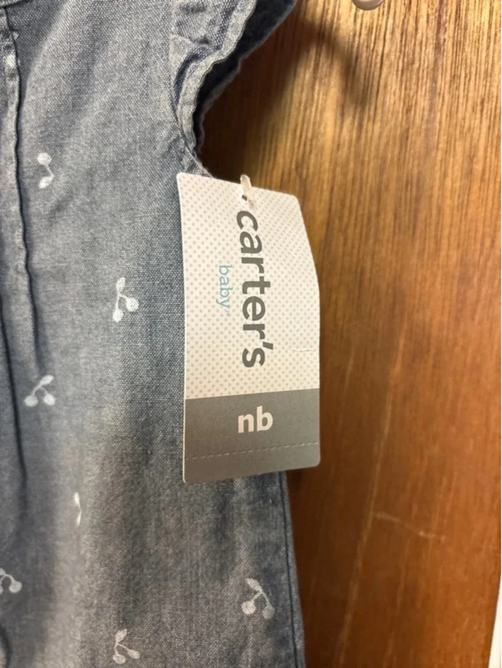 Carters Denim Jumpsuit NWT Newborn